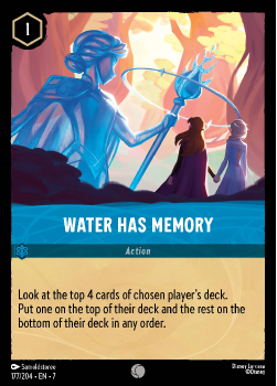 Water Has Memory single card from Disney Lorcana
