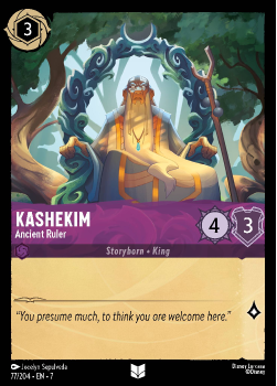 Kashekim - Ancient Ruler single card from Disney Lorcana