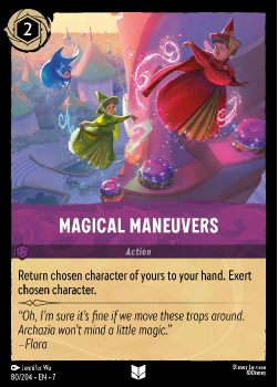 Magical Maneuvers single card from Disney Lorcana