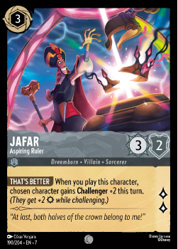 Jafar - Aspiring Ruler single card from Disney Lorcana