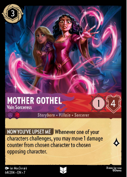 Mother Gothel - Vain Sorceress single card from Disney Lorcana