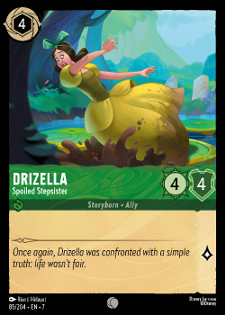 Drizella - Spoiled Stepsister single card from Disney Lorcana