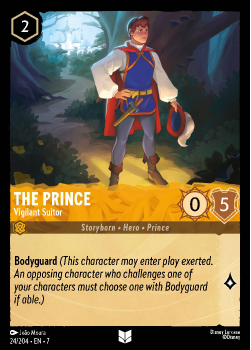The Prince - Vigilant Suitor single card from Disney Lorcana