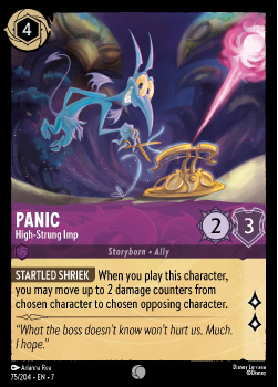 Panic - High-Strung Imp single card from Disney Lorcana