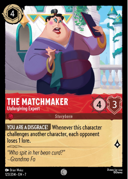 The Matchmaker - Unforgiving Expert single card from Disney Lorcana