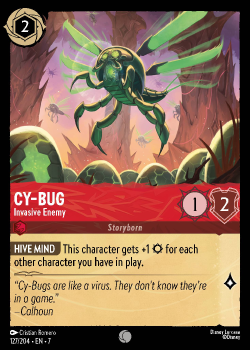 Cy-bug - Invasive Enemy single card from Disney Lorcana