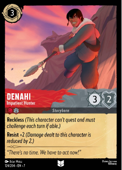 Denahi - Impatient Hunter single card from Disney Lorcana