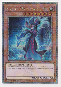 Silent Magician LV8 (Quarter Century Secret Rare) single card from Yu-Gi-Oh!