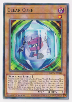 Clear Cube (Rare) single card from Yu-Gi-Oh!