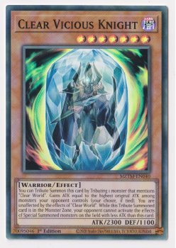Clear Vicious Knight (Super Rare) single card from Yu-Gi-Oh!