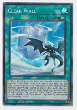 Clear Wall (Super Rare) single card from Yu-Gi-Oh!