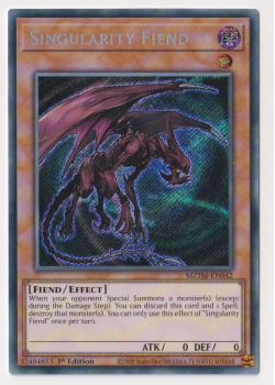 Singularity Fiend (Secret Rare) single card from Yu-Gi-Oh!