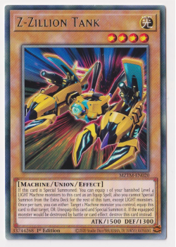 Z-Zillion Tank (Rare) single card from Yu-Gi-Oh!