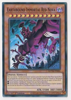 Earthbound Immortal Red Nova (Super Rare) single card from Yu-Gi-Oh!