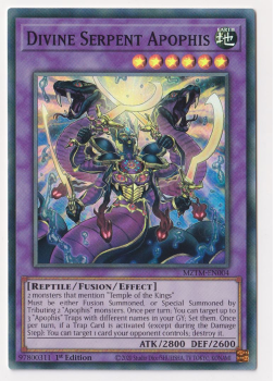 Divine Serpent Apophis (Super Rare) single card from Yu-Gi-Oh!