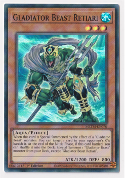 Gladiator Beast Retiari (Super Rare) single card from Yu-Gi-Oh!
