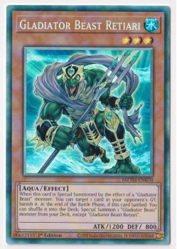 Gladiator Beast Retiari (Collector's Rare) single card from Yu-Gi-Oh!