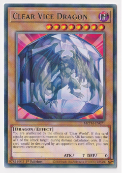 Clear Vice Dragon (Rare) single card from Yu-Gi-Oh!