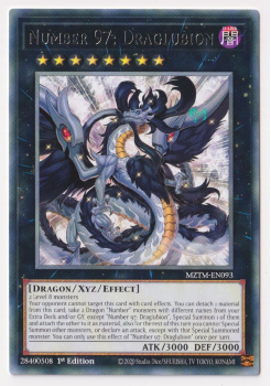 Number 97: Draglubion (Rare) single card from Yu-Gi-Oh!