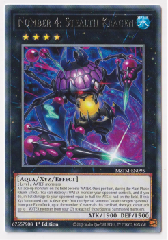 Number 4: Stealth Kragen (Rare) single card from Yu-Gi-Oh!