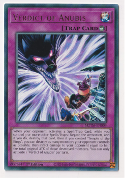 Verdict of Anubis (Ultra Rare) single card from Yu-Gi-Oh!