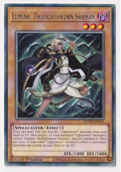 Lumina, Twilightsworn Shaman (Rare) single card from Yu-Gi-Oh!