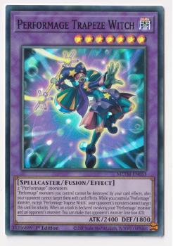 Performage Trapeze Witch (Super Rare) single card from Yu-Gi-Oh!