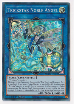 Trickstar Noble Angel (Super Rare) single card from Yu-Gi-Oh!