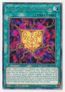 Rank-Up-Magic Argent Chaos Force (Rare) single card from Yu-Gi-Oh!