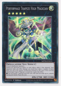 Performage Trapeze High Magician (Super Rare) single card from Yu-Gi-Oh!