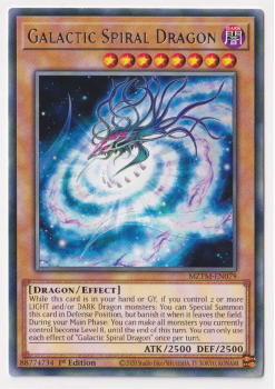 Galactic Spiral Dragon (Rare) single card from Yu-Gi-Oh!