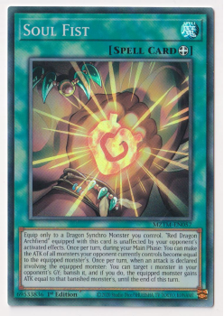 Soul Fist (Super Rare) single card from Yu-Gi-Oh!