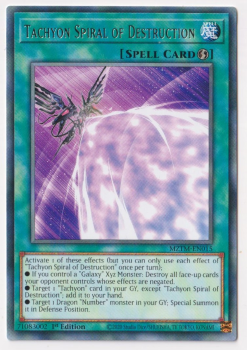 Tachyon Spiral of Destruction (Rare) single card from Yu-Gi-Oh!