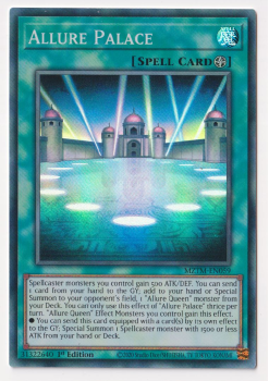 Allure Palace (Super Rare) single card from Yu-Gi-Oh!