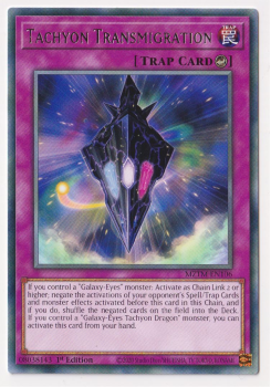 Tachyon Transmigration (Rare) single card from Yu-Gi-Oh!