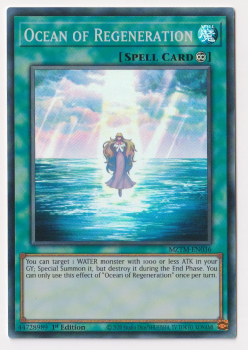 Ocean of Regeneration (Super Rare) single card from Yu-Gi-Oh!