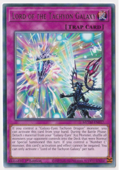 Lord of the Tachyon Galaxy (Rare) single card from Yu-Gi-Oh!