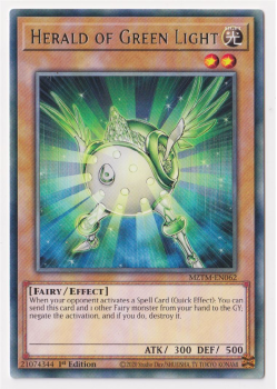 Herald of Green Light (Rare) single card from Yu-Gi-Oh!