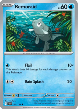 Remoraid single card from Pokemon 