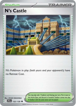 N's Castle single card from Pokemon 
