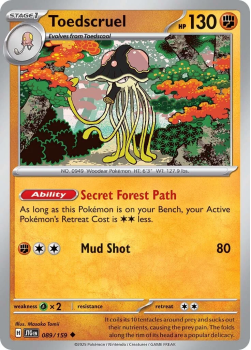 Toedscruel single card from Pokemon 