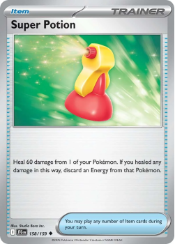 Super Potion single card from Pokemon 
