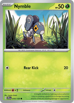 Nymble single card from Pokemon