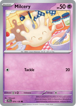 Milcery single card from Pokemon
