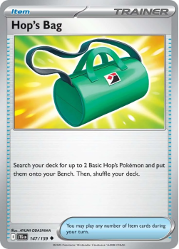 Hop's Bag single card from Pokemon 