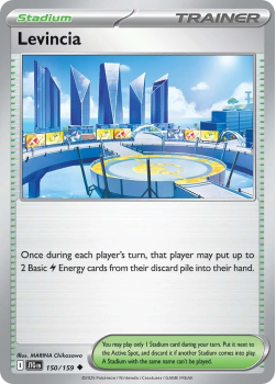 Levincia single card from Pokemon 
