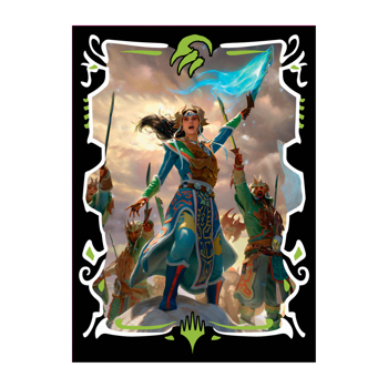 Ultra Pro Magic: The Gathering Tarkir Dragonstorm 100ct Deck Protector Sleeves Temur Commander