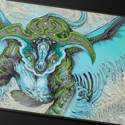 Ultra Pro Tarkir Dragonstorm Black Stitched Playmat Temur - Image 2