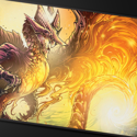 Ultra Pro Tarkir Dragonstorm Black Stitched Playmat Abzan - Image 2