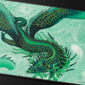 Ultra Pro Tarkir Dragonstorm Black Stitched Playmat Sultai - Image 2